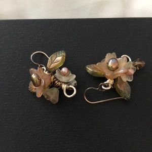 Custom made earrings real pearls